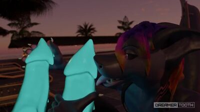 Талант обращаться с двойным членом дракона