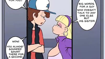 Медведицы Pines и Pacifica Northwest трахаются в лифте