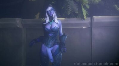 (No sound)Drow Ranger futanari solo [Dota 2;Traxex;Porn;Hentai;Dickgirl;R34;Sex;SFM;порно;футанари;дота;секс]