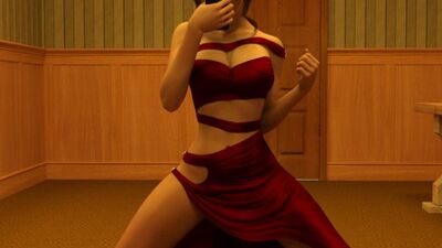 Заводяший эротический танец в исполнении мамки