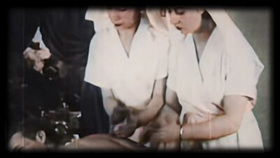 Ретро видео, массажа с продолжением