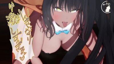Karin - ahegao; doggystyle; 3D sex porno hentai; (by @siresire | @siresire_ag2c) [Blue Archive]