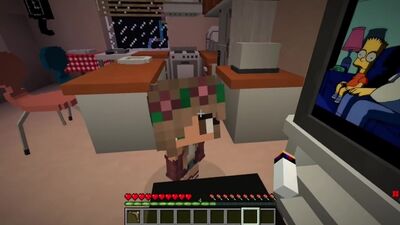 Майнкрафт но Девушка ЭЙ МУЖИК ОСТАНОВИСЬ НА МИНУТУ в Майнкрафт НУБ И ПРО ВИДЕО Т