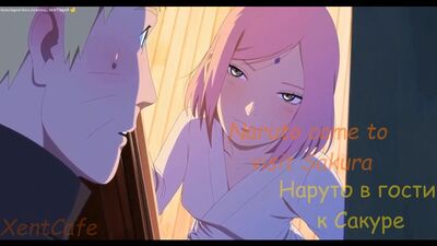Naruto came to visit Sakura - Наруто пришел в гости к Сакуре порно хентай porno hentai XentCafe