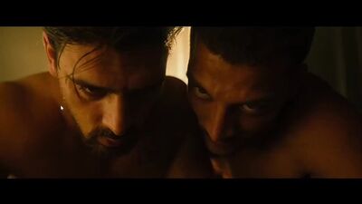 Actor Michele Morrone in cenes sex bi