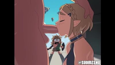Purah x Gerudo x Violynne x Mineru | Zelda x Ganondorf - NTR; 3D sex porno hentai; (by @suoiresnu) [The Legend of Zelda]