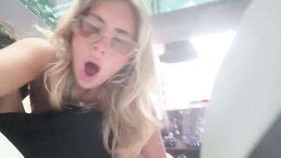 Bonnie Blue Gets Caught Cumming In Public Car Sex OnlyFans