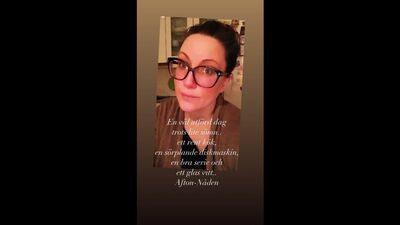 Lisa Nilsson s insta stories. 09.03.2021.