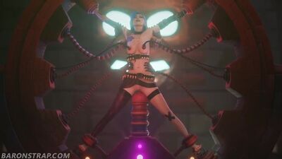 Jinx bondage tickle fetish (league of legends)