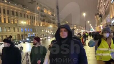 Гнойный вышел на митинг