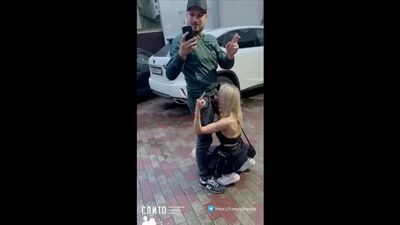 Возле клуба при всех