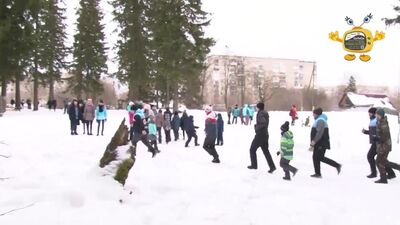 Зарница в парке Драгунова