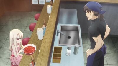 Fate/Kaleid Liner Prisma Illya 3rei!(第02話）ラーメン屋