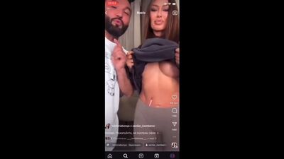 Виктория Боня засветила грудь