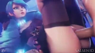 League of legends Gwen 18+ hentai