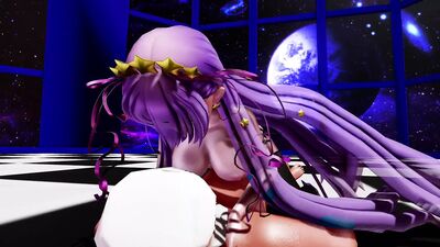 MMD судьба грандиозного ордена Bbb Pele, секс оргия, танец 3D, хентай