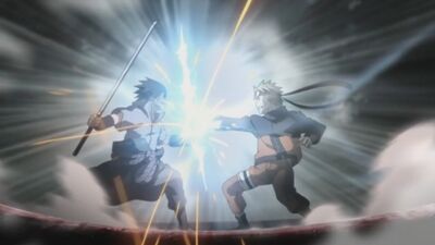 Наруто против Саске - второй альтернативный бой