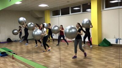 Functional training with fit ball Алексеева Алина