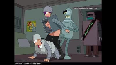 Rule 34 full porn NSFW Futurama Футурама втроем мульт