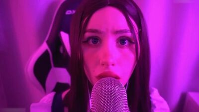 Malina ASMR Mouth sounds & Ear Licking