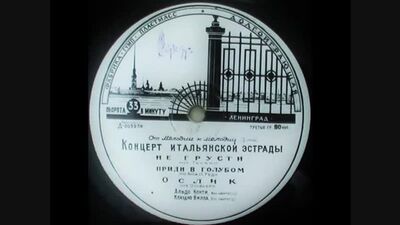 Jo Basile, Accordion And Orchestra (vocal by Aldo Conti (Альдо Конти)) - Chella Llà (Не Грусти) (1958)