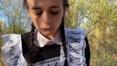 Студентку в кустах выебал учитель и случайно кончил в киску KateRich69 (русские титры big tits, anal, brazzers, sex, инцест)_0_0