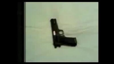 Chechen with Handgun