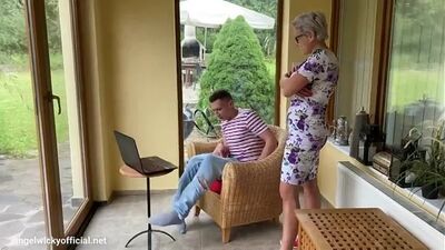 MILF | STEP MOTHER Angel Wicky Step Mom Fucking Stepson