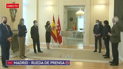 Comunidad de Madrid · Rueda de prensa con la Isabel Díaz Ayuso (10 mar 2021)