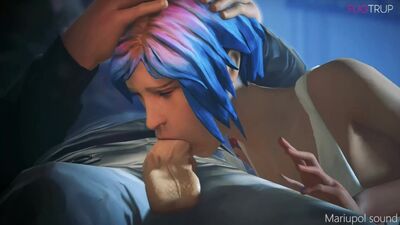 Chloe Price - oral sex; minet; blowjob; deepthroat; facefuck; domination; 3D sex porno hentai; (by fugtrup) [Life is Strange]