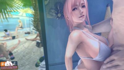 (Sound)Honoka titjob [Dead or Alive;Doa;Porn;Hentai;Big tits;Ass;Paizuri;R34;SFM;Sex;порно;секс]