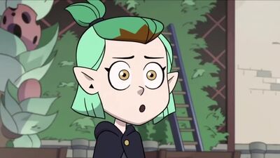 Amity about Luz; lumity moment, the owl house