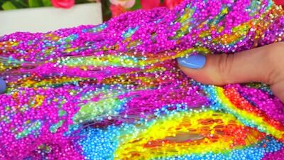 [Стася Мар] ТРИ ЛИЗУНА из двух ИНГРЕДИЕНТОВ / РАДУЖНЫЙ БЕЗ КЛЕЯ / ХРУСТЯЩИЙ БЕЗ ЗАГУСТИТЕЛЯ СЛАЙМ АСМР