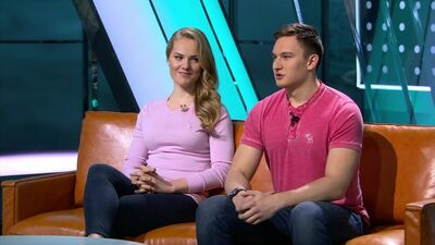 Хоккеистка Ангелина Гончаренко в программе Континентальный вечер на КХЛ ТВ