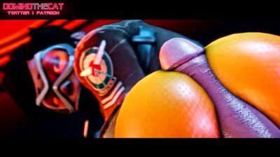 Tracer - big ass; big butt; buttjob; masturbation; slut; whore; 3D sex porno hentai; (by dominothecat) [Overwatch]