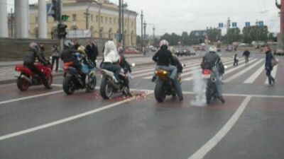 Свадьба на мото=)