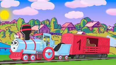 Мультик про паровозик