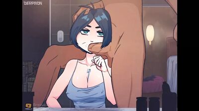 Девушке раскачивают время, расческа - derpixon