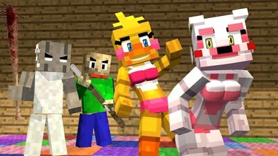 Гренни Балди против ФНАФ Батл Танцев - Школа Монстров