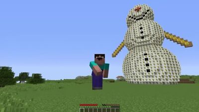 НУБ ПРОТИВ СНЕГОВИК МУТАНТ ИЗ ЛАКИ БЛОКОВ В МАЙНКРАФТ 3 НУБИК И ТРОЛЛИНГ ЛОВУШКА MINECRAFT Мультик