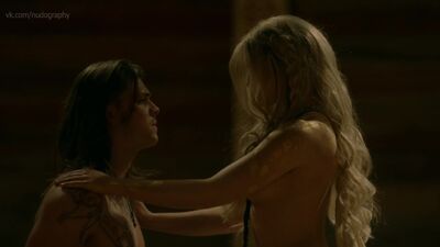 Алисия Агнесон Alicia Agneson голая - Викинги Vikings 2020 - Сезон 6 Серия 10