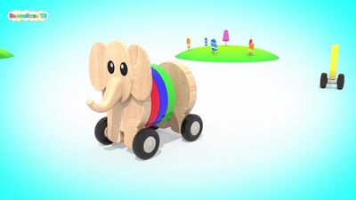 Цветные Гаражи и Бассейны _ Мультик Про Машинки _ Обучающие видео для детей