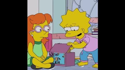 Симпсоны. Озвучка Мэделин Петш, Кмила Мендес, Лили Рейнхарт.