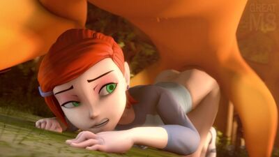 Ben 10 - Gwen Tennyson & Wildmutt | Animated Sex 13 