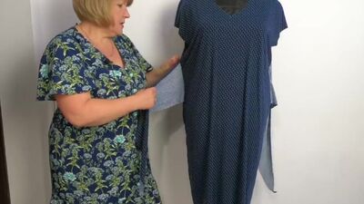 Как сшить платье без выкройки на любой размер всего с двумя швами за 20 минут.