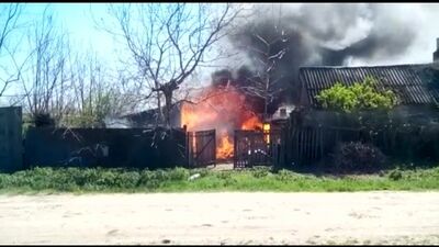 Пожар в Динской