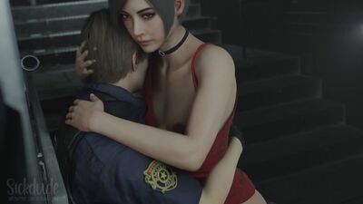 Ada x Leon cowgirl sex | Resident Evil 3d hentai pron