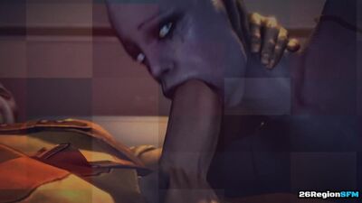 Liara SFM Monster (Mass Effect sex)