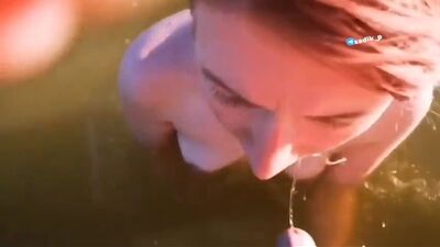 Молодая пьяная студентка сосет хуй на речке своему парню, дал на клык, русское домашнее порно, жесткий секс с разговорами