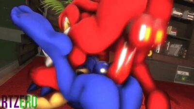 Knuckles the Echidna x Sonic the Hedgehog (3) 18+